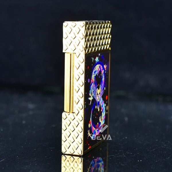 Dupont Hồng Kông Sơn Mài Chủ Đề Rồng Châu Á D126