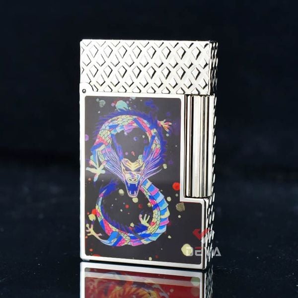 Dupont Hồng Kông Sơn Mài Chủ Đề Rồng Châu Á D126