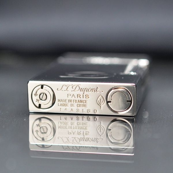 Dupont Hồng Kông Sơn Mài Đen Họa Tiết Chữ D D18