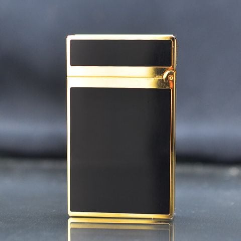 Dupont Hồng Kông Sơn Mài Đen Họa Tiết Chữ D D18