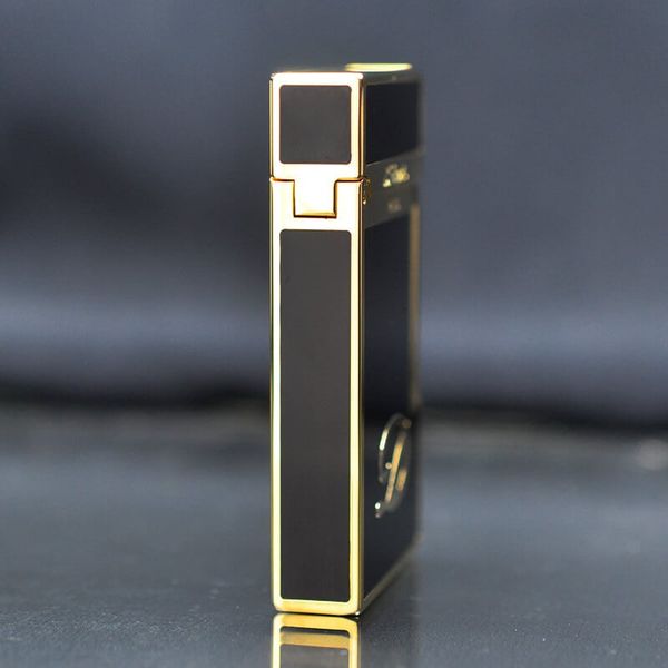 Dupont Hồng Kông Sơn Mài Đen Họa Tiết Chữ D D18