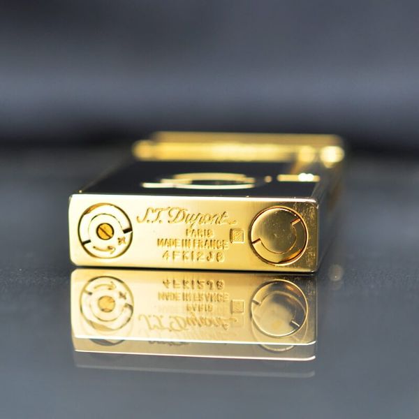 Dupont Hồng Kông Sơn Mài Đen Họa Tiết Chữ D D18