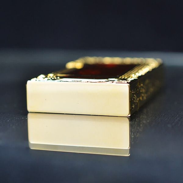 Dupont Sơn Mài Dính Nhũ Kim Tuyến Bo Viền Khắc Hoa Văn D35