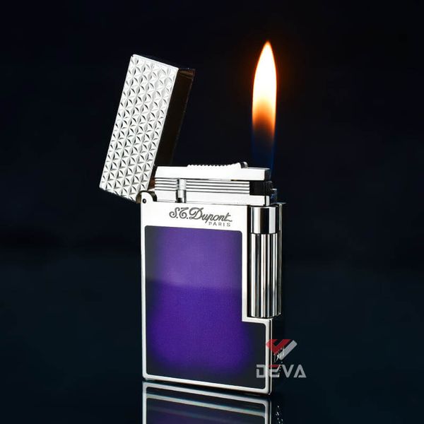 Dupont Hồng Kông Sơn Mài Tím Nắp Vẫn Kim Cương Nổi D165