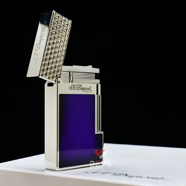 Dupont Hồng Kông Sơn Mài Tím Nắp Vẫn Kim Cương Nổi D165