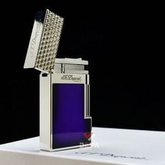 Dupont Hồng Kông Sơn Mài Tím Nắp Vẫn Kim Cương Nổi D165