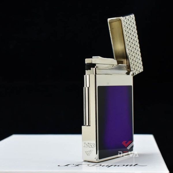 Dupont Hồng Kông Sơn Mài Tím Nắp Vẫn Kim Cương Nổi D165