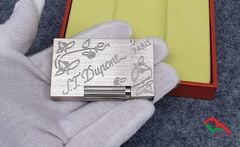 Dupont Vân Xước Khắc Chìm Hoa Lá D04