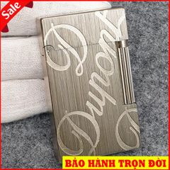 Dupont Hồng Kông Vân Xước Mịn Khắc Chữ Chìm LOGO Dupont D03
