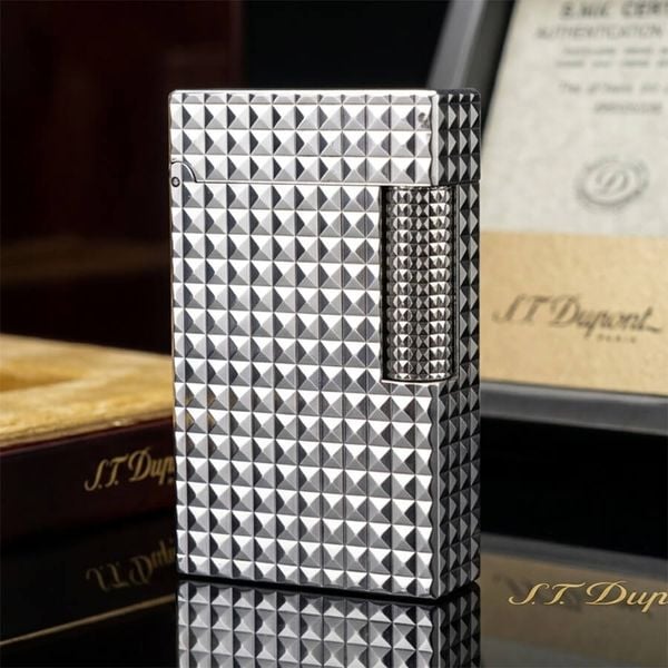 Vân kim cương trắng 1 lỗ cao DPH78