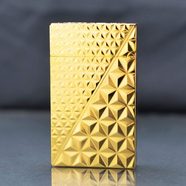 Tìm mua ở đâu bật lửa ST Dupont Hồng Kông Họa Tiết Vân Kim Cương Tam Giác 3D D180