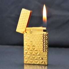 Tìm mua ở đâu bật lửa ST Dupont Hồng Kông Họa Tiết Vân Kim Cương Tam Giác 3D D180