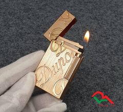 Dupont Hồng Kông Vân Xước Mịn Khắc Chữ Chìm LOGO Dupont D03