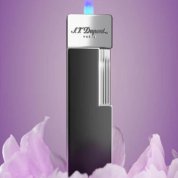 Bật lửa ST.Dupont Twiggy Lacquered Lighter lửa khò trơn các màu DPK15