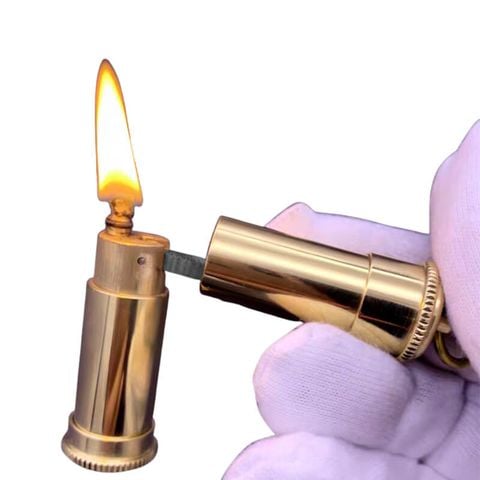 Bật lửa thủ công đồng nguyên khối độc đáo TC38
