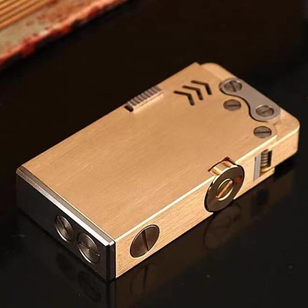 Bật lửa thủ công Đồng nguyên khối độc lạ TC24