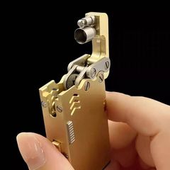 Bật lửa thủ công Đồng nguyên khối độc lạ TC24