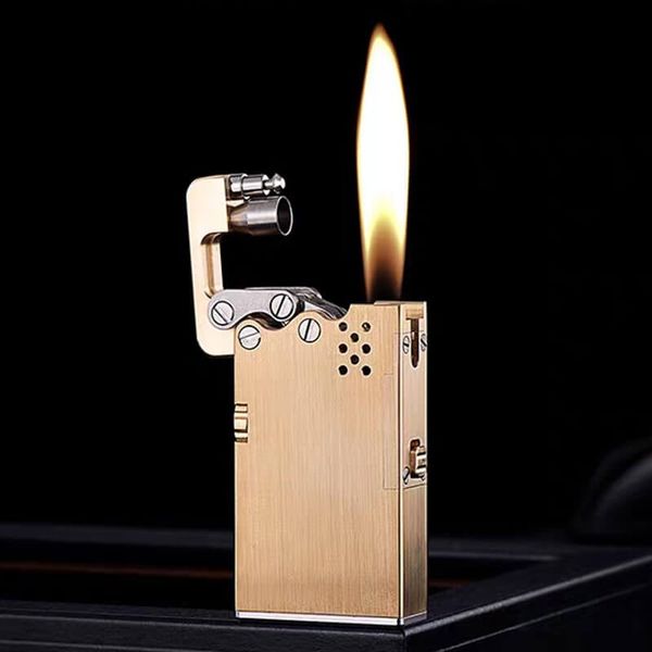 Bật lửa thủ công Đồng nguyên khối độc lạ TC24