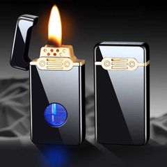 Bật lửa xăng cảm ứng điện tử bình trong suốt HT-2315