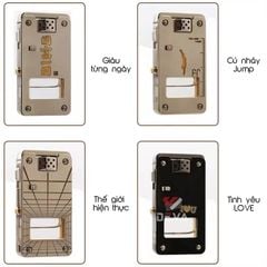 Bật lửa xăng đá chính hãng Chief đánh lửa tự động ô chứa trong suốt CF 705