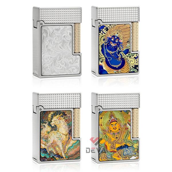 Bật lửa xăng đá Chief hoa văn các chủ đề Series CF328