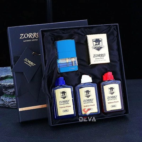 Bật lửa xăng đá chính hãng Zorro bình chứa lộ thiên Z690