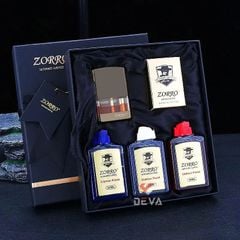 Bật lửa xăng đá chính hãng Zorro bình chứa lộ thiên Z690