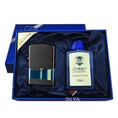 Bật lửa xăng đá chính hãng Zorro bình chứa lộ thiên Z690