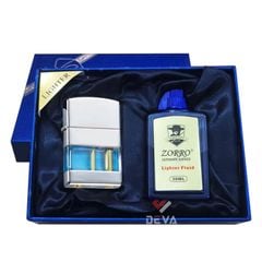 Bật lửa xăng đá chính hãng Zorro bình chứa lộ thiên Z690