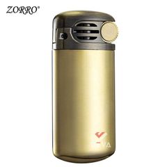 Bật lửa xăng đá chính hãng Zorro chất liệu đồng có nắp đậy Z550