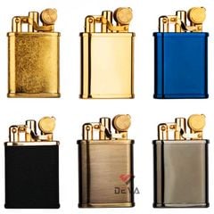 Bật lửa xăng đá chính hãng Zorro đồng nguyên khối có nắp chụp bấc Z559