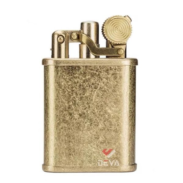 Bật lửa xăng đá chính hãng Zorro đồng nguyên khối có nắp chụp bấc Z559