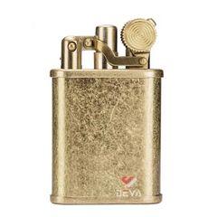 Bật lửa xăng đá chính hãng Zorro đồng nguyên khối có nắp chụp bấc Z559