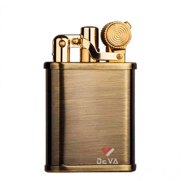 Bật lửa xăng đá chính hãng Zorro đồng nguyên khối có nắp chụp bấc Z559