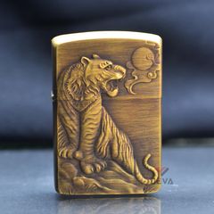 Bật lửa xăng đá Zorro Vỏ Dày Khắc Hình 3D Z902S-H