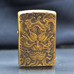 Bật lửa xăng đá Zorro Vỏ Dày Khắc Hình 3D Z902S-H