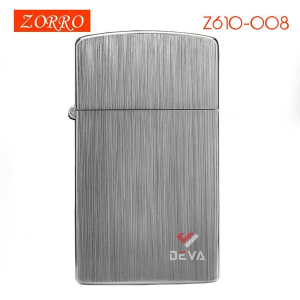 Bật lửa xăng đá chính hãng Zorro siêu mỏng các mẫu series Z610