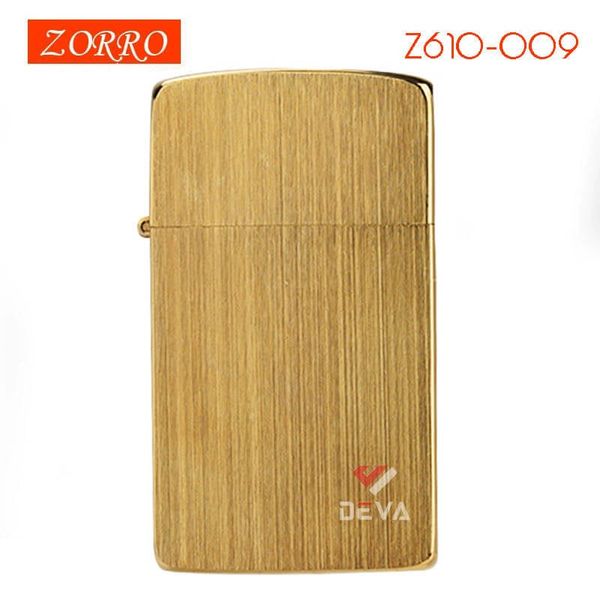 Bật lửa xăng đá chính hãng Zorro siêu mỏng các mẫu series Z610