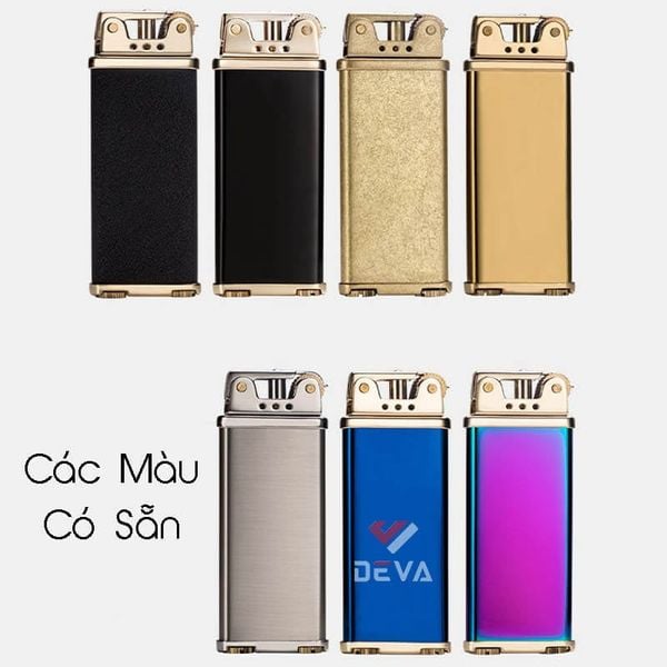 Bật lửa xăng đá Zorro siêu mỏng nắp chụp bấc Z585