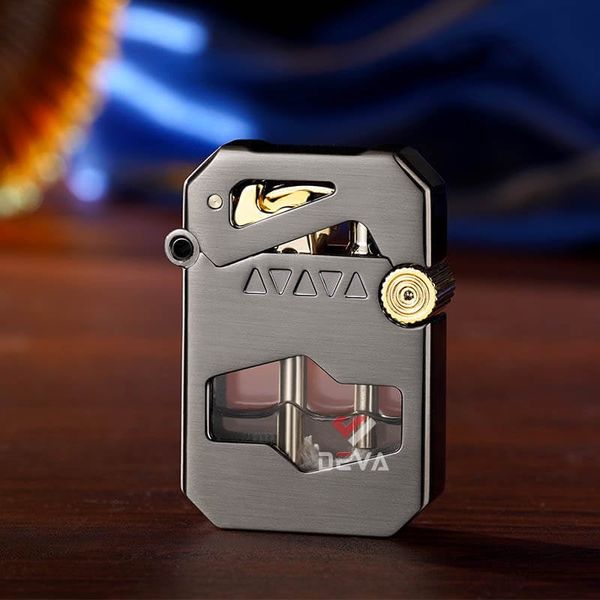 Bật lửa xăng đá bình chứa lộ thiên đánh lửa tự động QD161