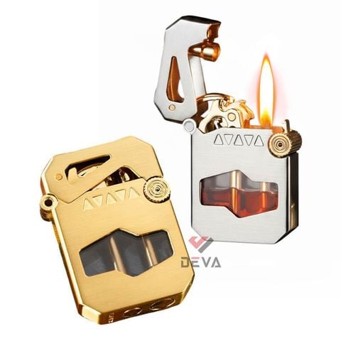 Bật lửa xăng đá bình chứa lộ thiên đánh lửa tự động QD161