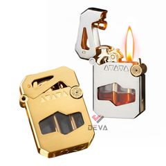Bật lửa xăng đá bình chứa lộ thiên đánh lửa tự động QD161