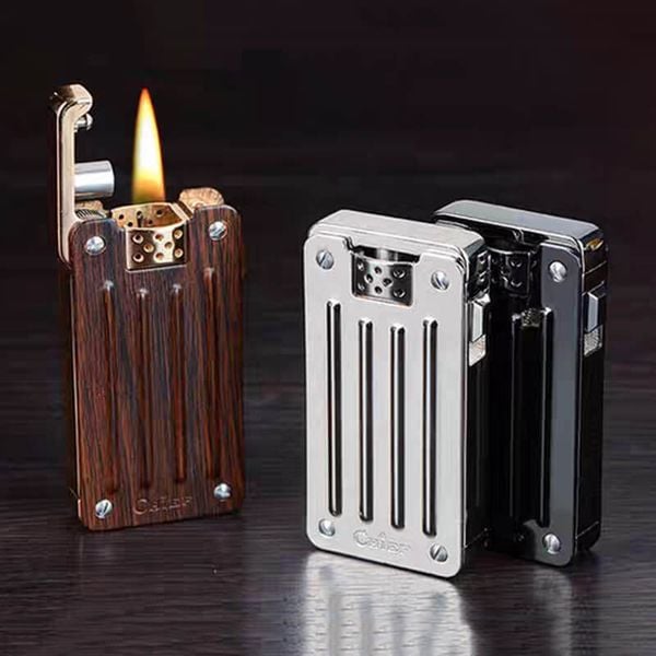 Bật lửa Chief xăng đá tự động có chốt khóa CF238