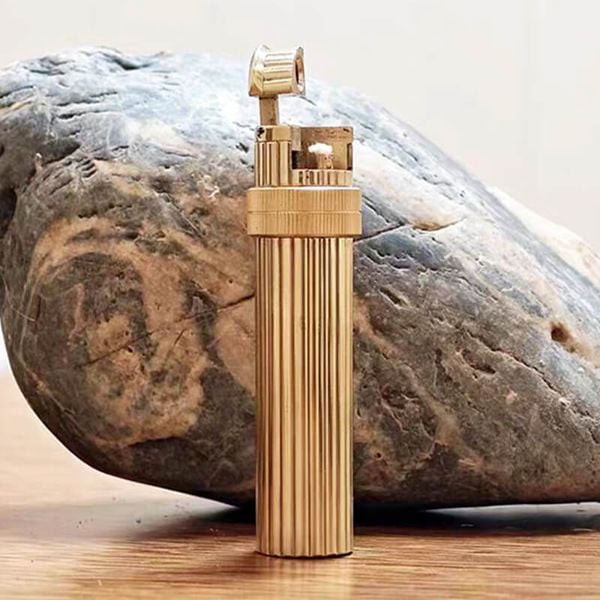 Bật lửa thủ công đồng nguyên khối phong cách Hermes TC45