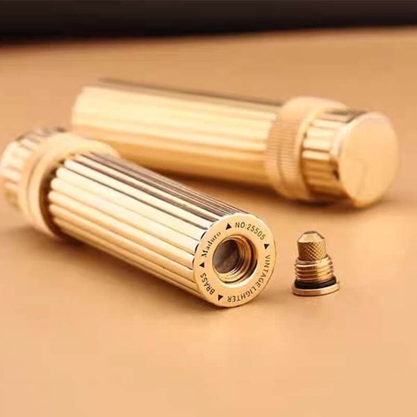 Bật lửa thủ công đồng nguyên khối phong cách Hermes TC45
