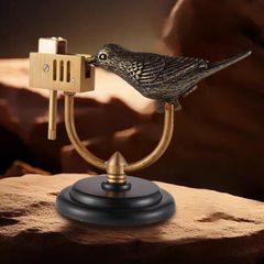 Bật lửa xăng đồng khối hình chim TC23