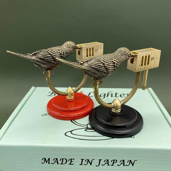 Bật lửa xăng đồng khối hình chim TC23