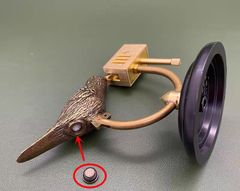 Bật lửa xăng đồng khối hình chim TC23