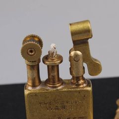 Bật lửa xăng đá đồng khối kiểu cổ xưa Jifeng JF-006