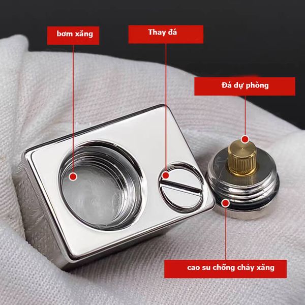 Bật lửa thủ công bánh xe cách điệu độc lạ TC33